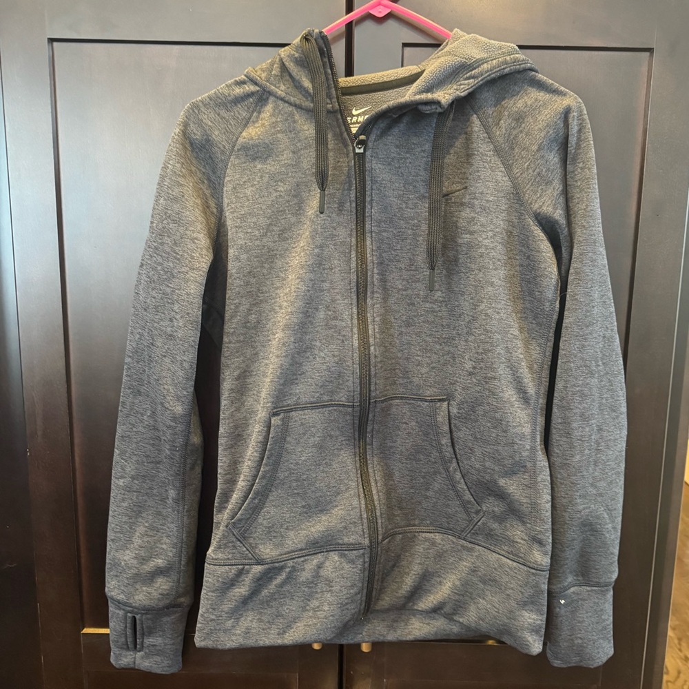 Nike Therma-Fit Fleece charcoal Jacket